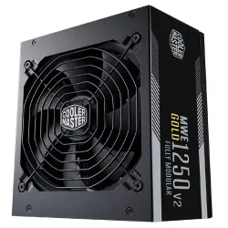 Cooler Master MWE 1250 Watt V2 80 Plus Gold Power Supply Black