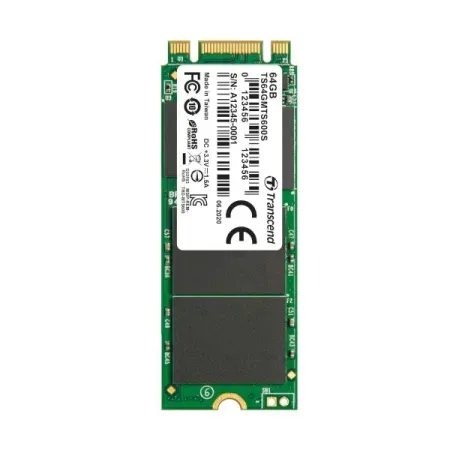 TRANSCEND 600s 64GB M.2 2260 SATA Ill 6gb/s Mlc Nand Flash SSD