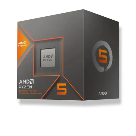 AMD Ryzen 5 8600G Processor with Radeon 760M Graphics (6 Cores, 12 Threads, Max. Boost Clock Up To 5.0GHz, AM5 Socket and 22MB Cache)