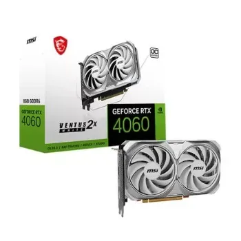 MSI GeForce RTX 4060 Ventus 2X OC White 8GB Nvidia Graphic Card
