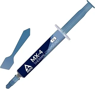 Arctic MX-4 (incl. Spatula, 4 g) - Premium Performance Thermal Paste for All Processors (CPU, GPU - PC, PS4, Xbox), Very high Thermal Conductivity, Long Durability, Safe Application - ACTCP00031B