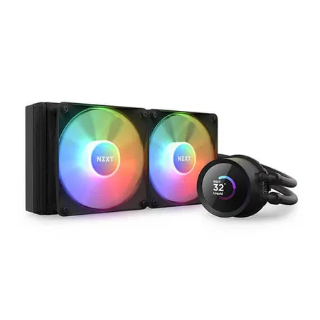 NZXT Kraken 280mm RGB CPU Liquid Cooler (With LCD Display) (Black)