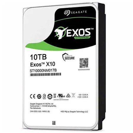 Seagate Exos 7E10 10TB 7200 RPM 3.5" SATA 6Gb/s Enterprise Internal Hard Disk Drive
