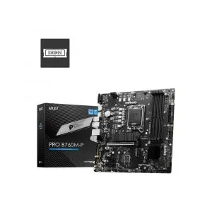 MSI Pro B760M-P DDR5 Motherboard Supports Intel 12th , 13th & 14th Gen Processors