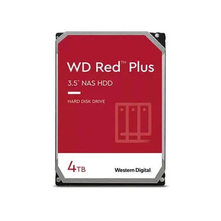 WD Red Plus 4TB NAS 3.5 Inch 5400 RPM 128MB cache NAS Hard Disk Drive WD40EFZZ