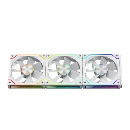Ant Esports ShiftFlow 3-In-1 120mm ARGB Stackable Fan Kit with Forward/Reverse, Speed Control Switch and Wire Free Daisy Chain - Black