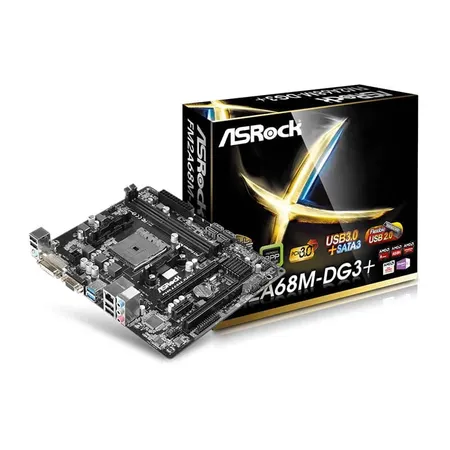ASROCK FM2A68M-DG3+ DDR3 AMD Motherboard