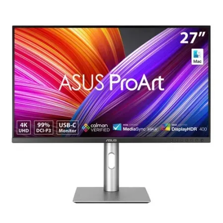 ASUS ProArt Display PA279CRV Professional Monitor – 27-inch, IPS, 4K UHD (3840 x 2160), 99% DCI-P3, 99% Adobe RGB, Color Accuracy ΔE < 2, Calman Verified, USB-C PD 96W, VESA DisplayHDR 400, VESA MediaSync, Ergonomic Stand, Green Sustainability