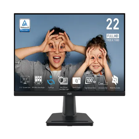 MSI PRO MP225 21.5" Full-HD IPS 1080p 100Hz 1ms Monitor