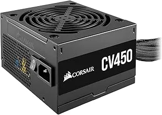 Corsair CV450, CV Series, 80 Plus Bronze Certified, 450 Watt Non-Modular Power Supply - Black