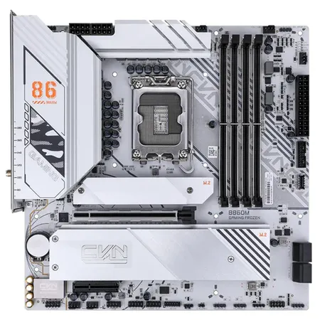 Colorful CVN B860M GAMING FROZEN V20 Wi-Fi 6Intel B860 LGA1851 DDR5 mATX Motherboard