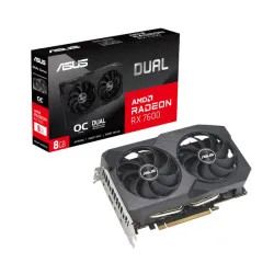 ASUS Dual Radeon RX 7600 EVO OC Edition 8GB GDDR6 Graphics Card