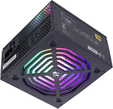 ZEBRONICS Premium Power Supply ZEB-ZS500 500 Watts Computer PSU with 3 SATA Cables