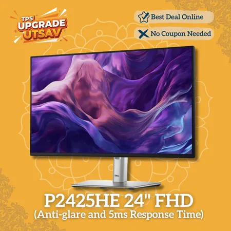 DELL P2425HEB 24 Inch FHD 60Hz IPS Panel 99% SRGB 5MS NVIDIA Gsync IPS Gaming Monitor