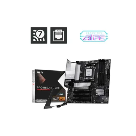 MSI Pro B850M-P WiFi AM5 Micro ATX Motherboard