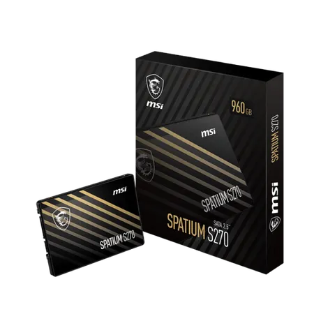 MSI Spatium S270 480GB 2.5 Inch SATA Internal SSD (SPATIUM S270 480GB)