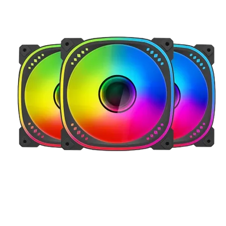 Ant Esports Spectraflow 120mm ARGB 3-Fan Kit - Bla...