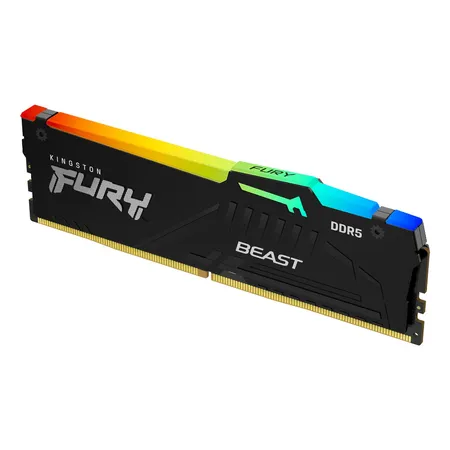 KINGSTON FURY Beast RGB 32GB ( 16GB x2 ) 6000MHz DDR5 RAM ( Black ) ( CL36 )
