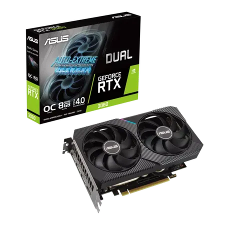 ASUS Dual GeForce RTX 3060 OC Edition 8GB GDDR6 Graphic Card DUAL-RTX3060-O8G