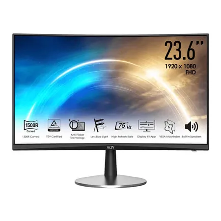 MSI PRO MP242C 23.6inch Curved Business Productivity Monitor