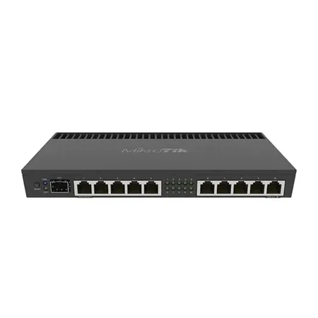 MikroTik RB4011iGS+RM Router Quad-Core 1.4GHz CPU 10x Gigabit Ethernet Ports 1x SFP+ 10Gbps