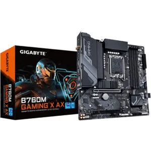 Gigabyte B760M GAMING X AX Intel LGA1700 Socket DDR5 Motherboard