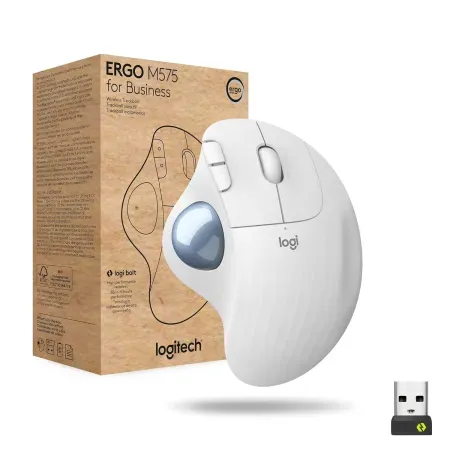 Logitech Ergo M575 Wireless Bluetooth Trackball Mouse for Windows and Mac - Black