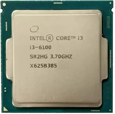 Intel Core i3-6100 (6TH GEN) 3.7 GHz LGA 1151 Socket 2 Cores Desktop Processor