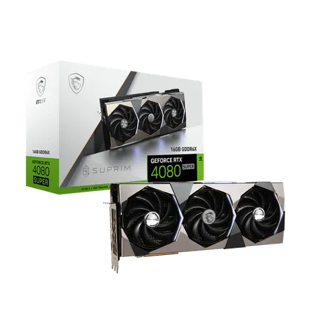 MSI GeForce RTX 4080 Super Suprim X 16GB Nvidia Graphic Card