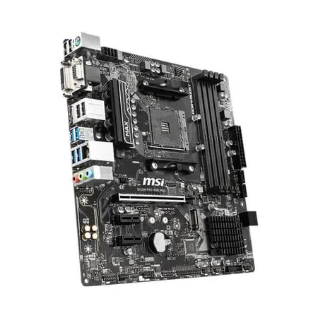 MSI B450M-A Pro Max DDR4 AMD AM4 MATX PCI-E 2.0 Gaming Motherboard