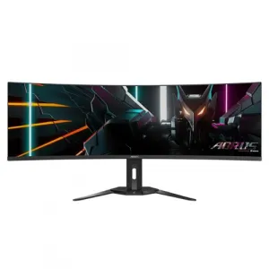 Gigabyte Aorus CO49DQ 49 Inch QD OLED 144Hz DQHD Ultrawide Curved Gaming Monitor