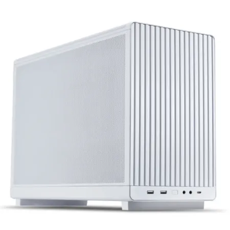 Lian Li A3 Micro ATX Tempered Glass White Steel Mini Tower Desktop Cabinet (G99.A3W-WDG.00)