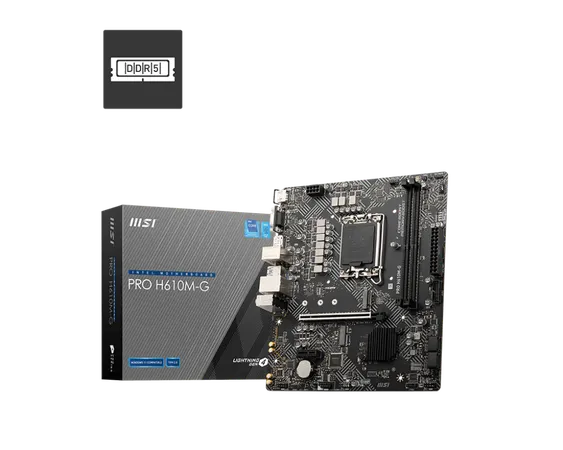 MSI PRO H610M-G WIFI DDR5 Intel Motherboard