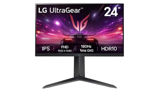 LG UltraGear 24GS65F-B 24" 180Hz 1080p FHD 1ms IPS Gaming Monitor