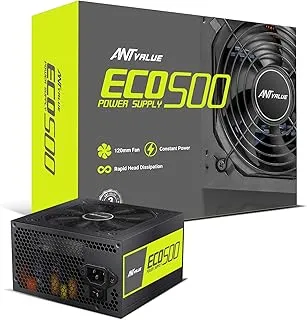 Ant Value ECO500 Non Modular Gaming Power Supply/PSU for PC