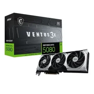 MSI Geforce RTX 5080 Ventus 3X OC Plus 16GB NVIDIA Graphic Card