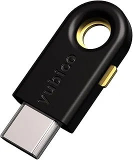 Yubico - YubiKey 5C - Multi-Factor authentication (MFA) Security Key and passkey, Connect via USB-C, FIDO Certified - Protect Your Online Accounts