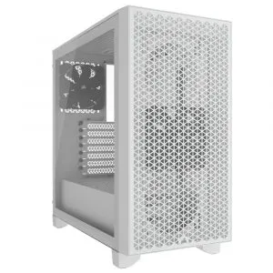 CORSAIR 3000D AIRFLOW TEMPERED GLASS MID-TOWER, WHITE