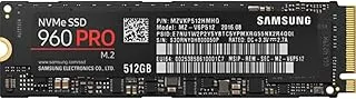 Samsung 960 Pro 512GB Internal PCIe Solid State Drive (MZ-V6P512BW)