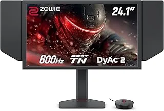 BenQ Zowie XL2586X+ | 24.1 | Fast TN 600Hz Gaming Monitor for Esports (FPS) | Motion Clarity DyAc2 | XL Setting to Share | Shiel| Precise Height Adjust| Vivid Color Film| S-Switch (Black)