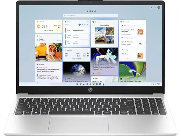 HP 15 255R G10, AMD Ryzen 5 7535U Hexa Core (6 Core, 12 Threads, 2.9 to Max 4.3 Ghz) (8 GB/512 GB SSD/AMD Radeon Graphics/Windows 11) Matt Silver Laptop