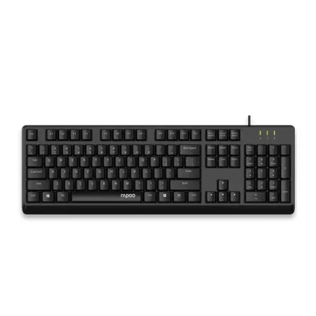 Rapoo NK1900 Spill Resistance Wired USB Keyboard (Black)