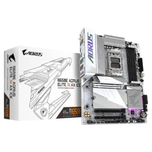 GIGABYTE B650E Aorus Elite X AX Ice Wifi DDR5 AMD Motherboard ( White )
