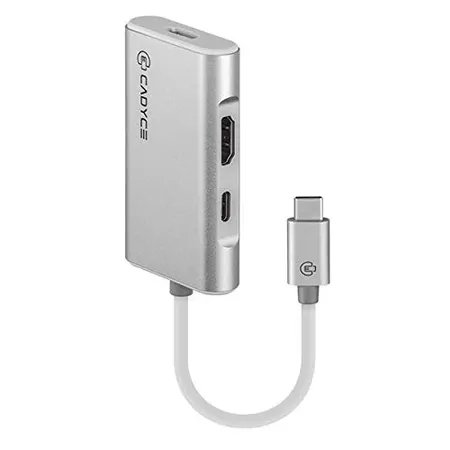 Cadyce CA-C2HD USB-C to Dual HDMI Adapter with USB-C PD Charging