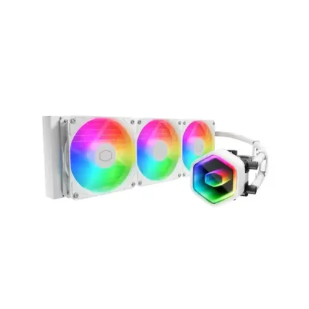 Cooler Master MasterLiquid 360 Core II White ARGB Liquid CPU Cooler (MLW-D36M-A18PA-RW)