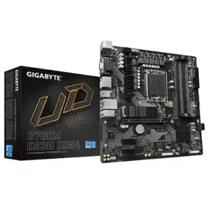 Gigabyte B760M Ds3h Ax Ddr4 Lga1700 Micro Atx Motherboard (B760M-DS3H-AX-DDR4)