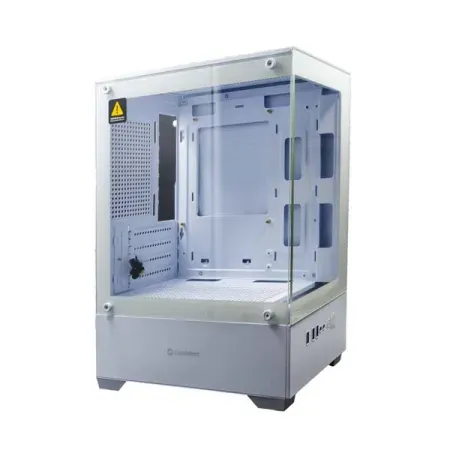 Consistent PC Case (CIP501) White Computer Case | Gaming Cabinet – White | Support ATX, M-ATX, ITX | Infinity Mirror Pre- Installed 3 x 120mm Front and 1 x 120mm Rear ARGB Fans