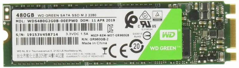 WESTERN DIGITAL GREEN 480GB M.2 SATA SATA 3 Solid State Drive ( SSD )
