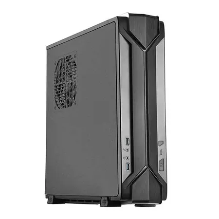 SILVERSTONE RVZ03-ARGB (SST-LD03B-AF) ITX Mini Tower Cabinet (Black)