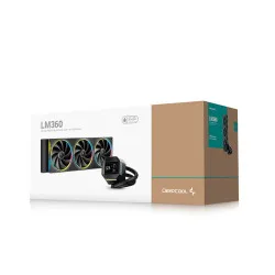 DEEPCOOL LM360 360mm ARGB CPU Liquid Cooler ( White )